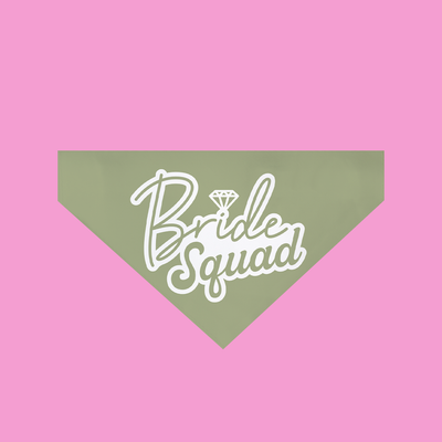 Bride Squad Dog Bandana